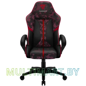Кресло компьютерное ThunderX3 BC1 Camo Blood Dusk (красный камуфляж)